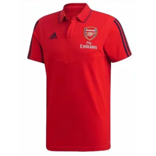 19-20 Arsenal Polo Jersey Shirt Red